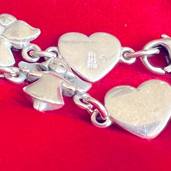 James Avery RARE VINTAGE RETIRED Guardian Angel Bracelet 7” - Picture 5 of 5